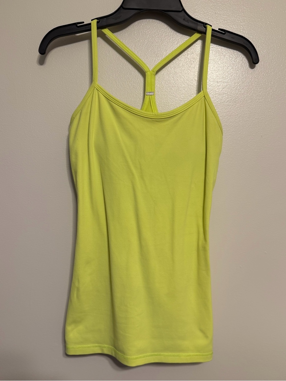 Lululemon Power Y Tank Top in Ray Neon Green